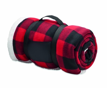 Logo trade promotional items picture of: RPET sherpa fleece blanket
