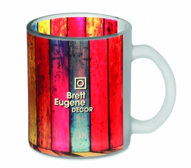 Logotrade promotional merchandise picture of: Glass sublimation mug 300ml