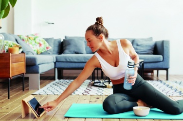 Logo trade promotional giveaways picture of: Fitness yoga matt rope and bag