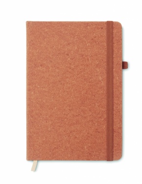 Logo trade corporate gift photo of: Recycled Leather A5 notebook