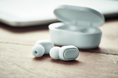 Logotrade promotional items photo of: Recycled ABS TWS earbuds