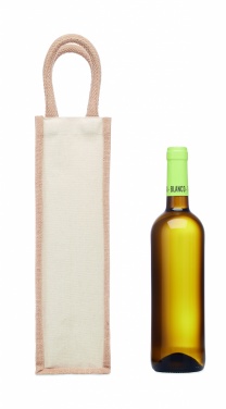 Logotrade promotional merchandise photo of: Jute wine bag for one bottle