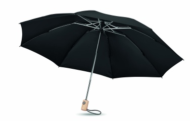 Logo trade promotional giveaway photo of: 23 inch 190T RPET umbrella