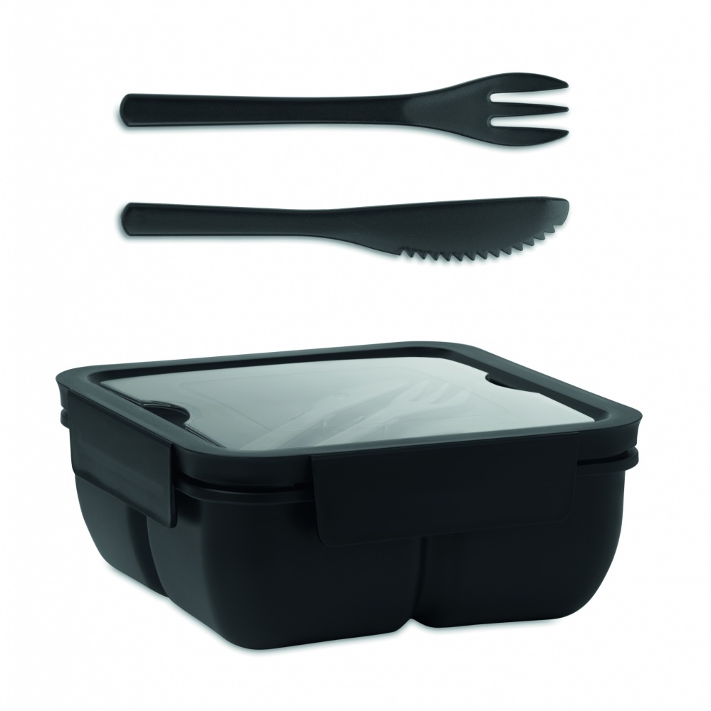Logotrade promotional giveaway picture of: Lunch box with cutlery 600ml