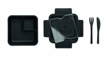 Logotrade promotional merchandise picture of: Lunch box with cutlery 600ml