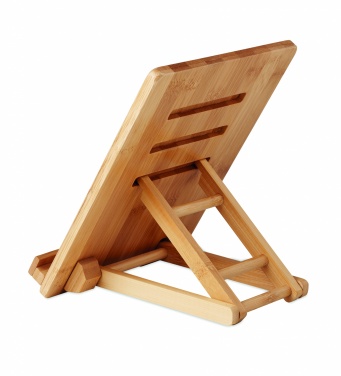 Logo trade promotional merchandise image of: Bamboo tablet stand TUANUI