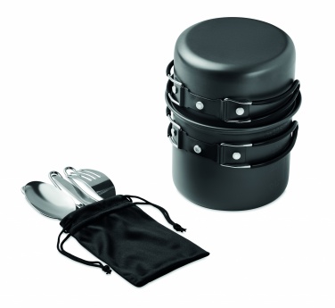 Logotrade promotional merchandise photo of: 2 camping pots with cutlery