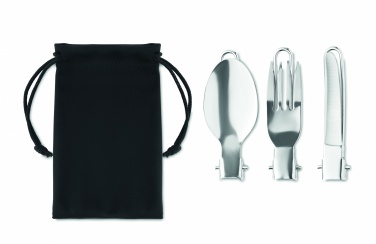 Logo trade advertising products picture of: 3-piece camping cutlery set