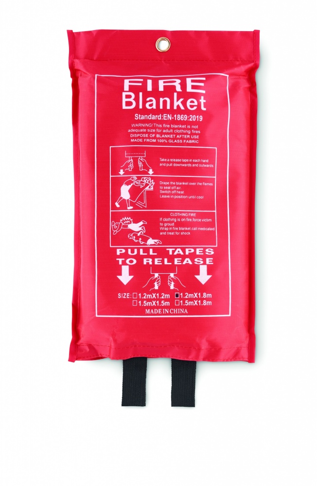 Logotrade corporate gift picture of: Fire blanket in pouch 120x180