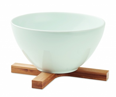 Logo trade promotional merchandise image of: Bamboo foldable pot stand