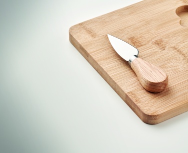 Logotrade promotional items photo of: Cheese board set in bamboo Bremen