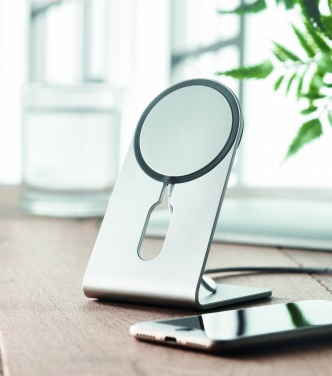 Logo trade promotional merchandise photo of: Portable magnetic charger 15W