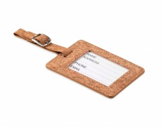 Cork luggage tag