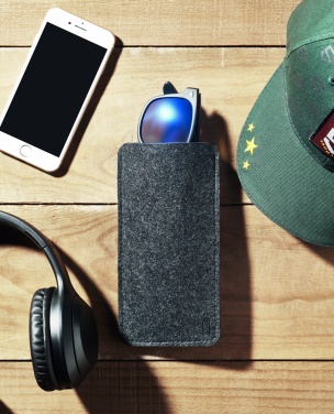 Logotrade promotional giveaway picture of: RPET felt glasses case