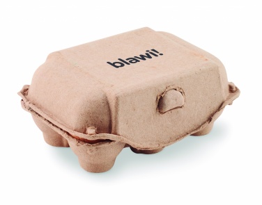 Logo trade advertising products image of: 6 chalk eggs in box