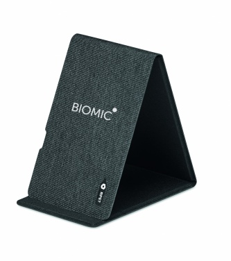 Logo trade advertising products picture of: RPET wireless charger 15W