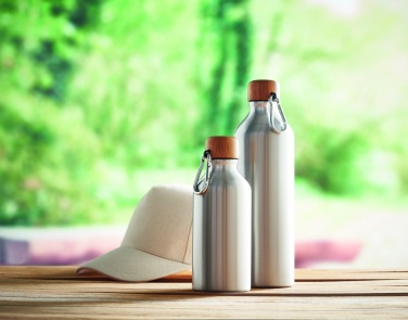 Logo trade promotional items image of: Aluminium bottle 400 ml