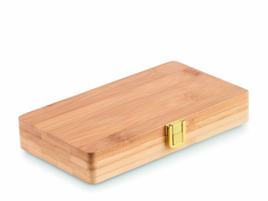 Logotrade corporate gift image of: 21 pcs tool set in bamboo case