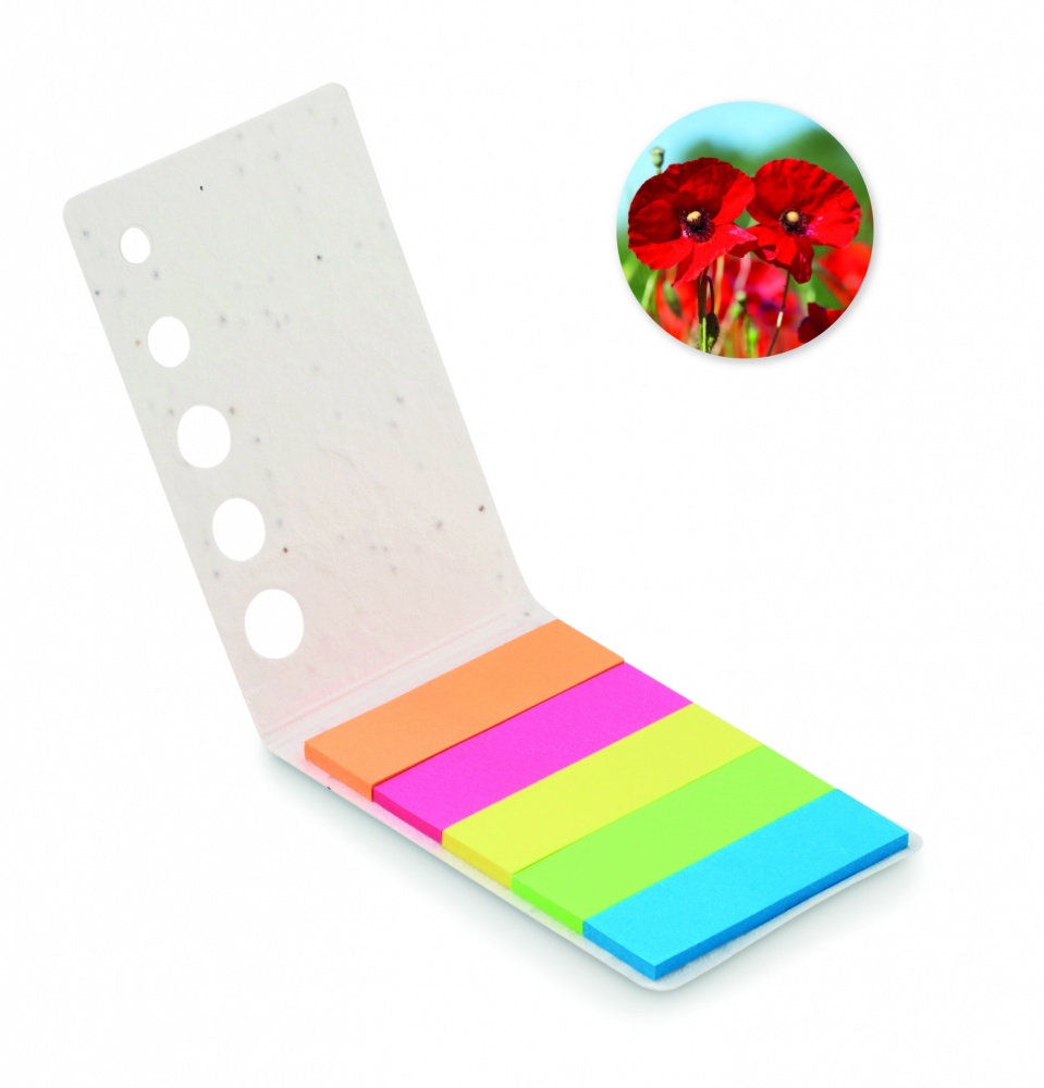 Logotrade business gift image of: Seed paper page markers pad