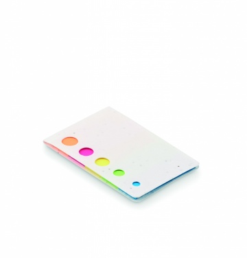 Logo trade advertising products picture of: Seed paper page markers pad