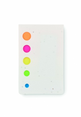 Logo trade promotional merchandise photo of: Seed paper page markers pad