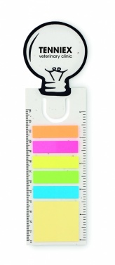 Logo trade promotional product photo of: Seed paper bookmark w/memo pad