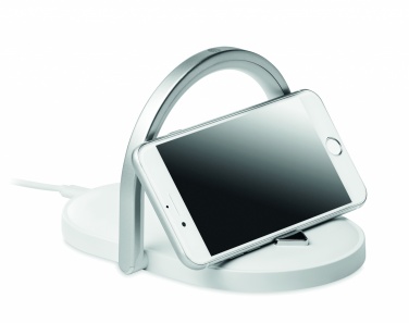 Logo trade corporate gifts picture of: Light and wireless charger 10W