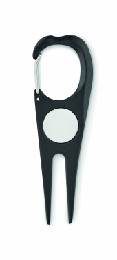 Logo trade business gift photo of: Aluminium golf divot tool