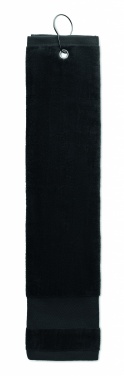 Logo trade business gifts image of: Cotton golf towel with hanger