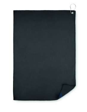 Logo trade advertising products picture of: RPET golf towel with hook clip