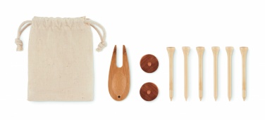Logo trade promotional merchandise photo of: Golf accessories set in pouch