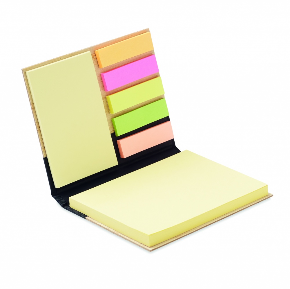 Logotrade promotional items photo of: Bamboo sticky note memo pad