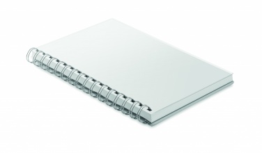Logo trade promotional merchandise picture of: A5 RPET notebook recycled lined
