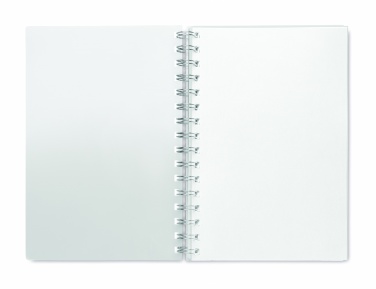 Logotrade promotional product picture of: A5 RPET notebook recycled lined