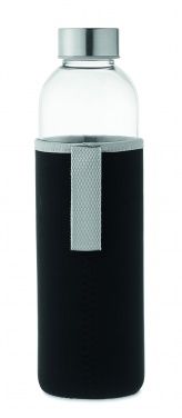 Logotrade promotional gift picture of: Glass bottle in pouch 750ml