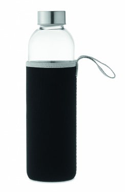 Logo trade promotional gifts picture of: Glass bottle in pouch 750ml