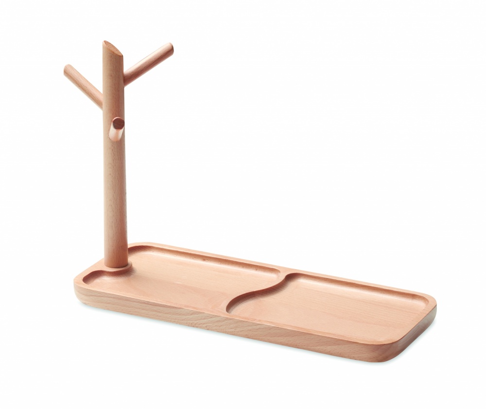 Logo trade business gifts image of: Wooden organizer tray