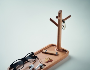 Logo trade advertising products image of: Wooden organizer tray