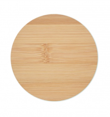 Logotrade promotional gifts photo of: Bamboo round coaster