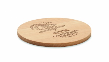 Logotrade corporate gifts photo of: Bamboo round coaster