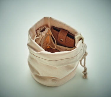Logo trade promotional giveaways picture of: Small Organic cotton bag