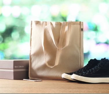 Logo trade corporate gifts image of: Organic cotton shopping bag