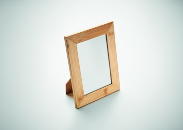 Logo trade promotional items image of: Bamboo photo frame