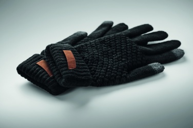 Logotrade promotional item picture of: Rpet tactile gloves