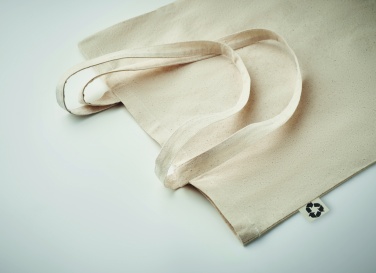 Logo trade promotional item photo of: Recycled cotton shopping bag