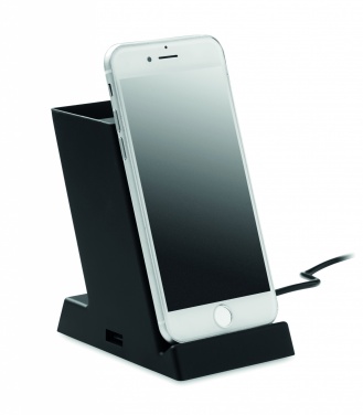 Logo trade business gift photo of: Wireless charger ABS 15W