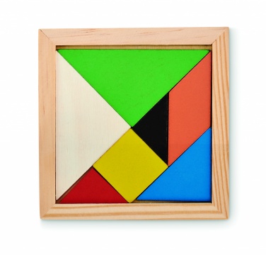 Logotrade promotional merchandise photo of: Tangram puzzle in wood