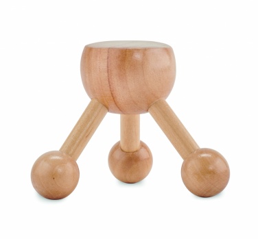 Logo trade corporate gift photo of: Hand held massager in wood