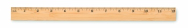 Logo trade promotional giveaways image of: Ruler in bamboo 30 cm