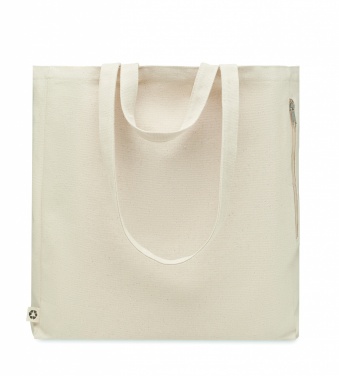 Logo trade promotional giveaway photo of: Recycled cotton shopping bag